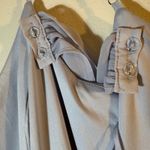 Birdy Grey  Devin Chiffon Maxi Dress in Ice Blue Size Small Photo 9