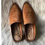 Sam Edelman Stylish Caramel Brown Suede Mules - Size 7 Photo 1