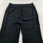 Old Navy Black Linen Blend Wide Leg Lounge Pant M Photo 6