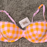 Savage Fenty Checkered Pink and Orange Bra Size undefined Photo 0