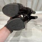 Ralph Lauren Lauren  Brown Leather Fernanda Strappy Heels Womens 6.5 Photo 3
