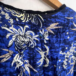 Jaase Moonlight Blue Jessie Short Floral Dress Size Small Photo 4