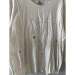 cj banks Vintage  Womens Embroidered Linen Top 20W Ivory Coastal Beachy Lagenlook Photo 1