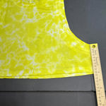 Lululemon Yellow Tie Dye All Yours Crop Cotton Athletic Gym Lounge Athleisure Top Photo 3