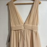 Lulus Heavenly Hues Cream Maxi Dress NWT Photo 4