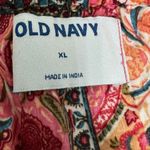 Old Navy Old‎ Navy Boho Midi Dress Sleeveless Pink Orange Floral Print Casual Sundress XL Photo 11