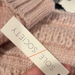 Sole Society ‎ Cozy Pink Knit Scarf and Hat Set Photo 3