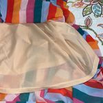 Essue  size medium striped midi dress lined spaghetti straps plunging v-neck NWT Photo 7