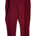 Universal Standard  Womens Red Burgundy Ponte Pull On Pants XL Office Holiday Photo 0