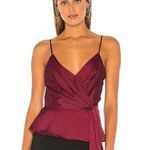 ASTR Red Satin Tank Top  Photo 0