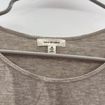 Max Studio Max‎ Studio Heathered Gray Knot-Detail Tee Photo 1