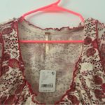 Free People NWT  Oh My Baby Tee Cottagecore Floral Top Size S Photo 4