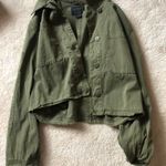 Sanctuary Green Utility Jacket - Cropped Photo 2