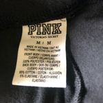 PINK - Victoria's Secret Pink Victoria’s Secret Faux Leather Front Ankle Leggings Size M Black Pull On Photo 3