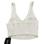 SheIn  White Ribbed Crop Top Photo 1