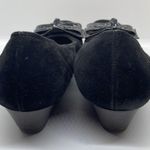 Paul Green  Black Suede Wedges 9.5 Photo 2