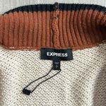 EXPRESS • color block open front knit cardigan Photo 9