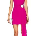 Amanda Uprichard  Isabel Dress in Dark Hot Pink Size M Photo 4