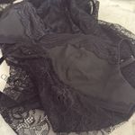 Cider NWT  LACE SWEETHEART SEE-THROUGH SPLIT RUFFLE HEM MAXI DRESS Photo 3