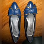 Fanfares by Conie Blue Bow Accent Women's 80s Shoes Size undefined Photo 1