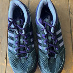 Adidas  Women's Kanadia TR 6 trail running shoes in black and purple.  Photo 0