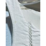 Blesse'd are the Meek Bless'ed are the meek Natural Forms White Mini Dress Size 0 Photo 3