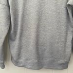 Adidas Quarter Zip Pullover Light Grey Textured Long Sleeve ~ Women’s Size L Photo 8