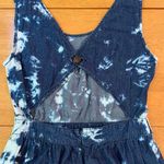 Forever 21  Tie Dyed Denim Summer Dress, Open Back, Size  S Photo 2