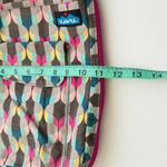 KAVU Pure Cotton Canvas Geometric Crossbody Bag Buckle Straps Hippie Casual Photo 12