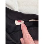 Levi's Long Sleeve Logo Crew Neck Cropped Sweatshirt Black Women's Size XS Photo 6