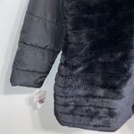 Maison Jules NWT $150 Black Reversible Faux Fur Coat XXL Photo 5