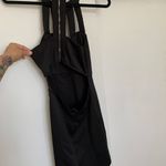 Tibi  Black/Gold Metallic Sequin Front Dress, Size‎ Medium Photo 3