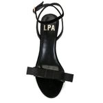 LPA The Bow High Heels in Black 7.5 with box Womens Satin Formal Shoes Photo 3