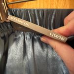 Soft Surroundings Nirvana Pants Straight Leg Blue Satiny Feel NWT Large 14-16 Photo 5