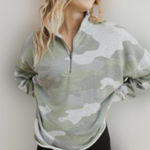 Aerie Camo Quarter Zip Photo 0