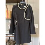 Jonathan Simkhai Katherine Diamante Cutout Mini Dress Black Womens Size 2 Photo 4