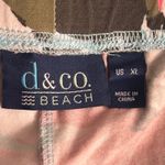 Denim And Co Womens Pullup Pants‎ Size XL Beach Sea Floral Print Cotton Wide Leg Red Photo 9