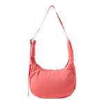 Athleta All About Small Crossbody Hobo Bag Mimosa Pink NWT Photo 1