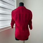 Bebe Sheer Buttonon Down Shirt with Gold Snap-on Buttons in Size XXS Photo 2