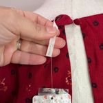 Free People Red Ruby Combo Two Faces Smocked Mini Dress Size Small Photo 7