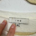 IRO  Linen Cream Crew Neck Distressed Pullover Sweater Womens XS Oversized Beachy Photo 5