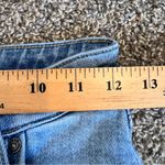 Hidden Blue High Rise Straight Leg Jeans Womens 24 Asymmetrical Closure Denim Photo 10