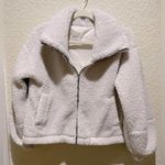 Lululemon Cinchable Fleece Zip Up Jacket White Opal Pockets Size 6? Photo 7
