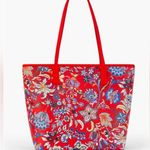 Talbots Lovely Floral Print Tote Photo 0