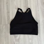 Lululemon Energy Bra High Neck Long Line – Black, Size 8 (Like New) Photo 2