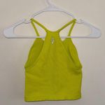 Free People Happiness Runs Crop Tank Neon Yellow XS/S Photo 1