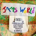 Jams World Vintage 90s  Tank Top Hawaiian Hibiscus Tropica Size XS Beach Summer Photo 6