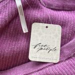 Free People NWT L Borderline Knit Wrap Midi Skirt in Orchid Combo Photo 4