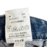 A.P.C. Jean Moulant Jeans Women’s Size 26 Dark Wash Straight Leg Denim Blue Photo 10