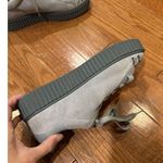 Luxury Rebel Women's Tinella Platform Sneakers Gray Suede Sequin Stars Size 9 Photo 2